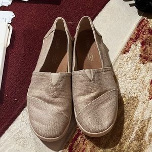 Toms Pink Shimmer Shoes